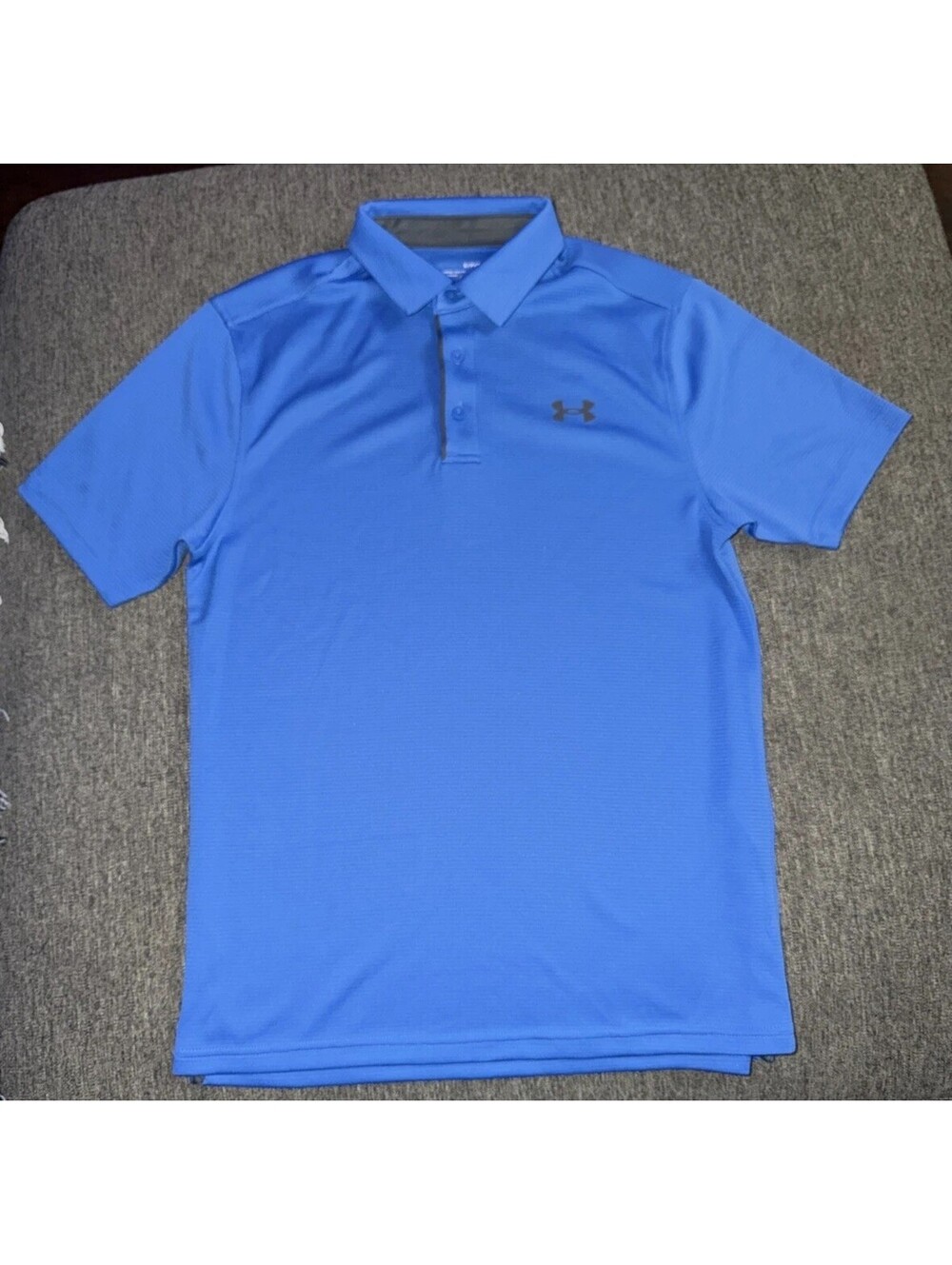 Under Armour Men Small Loose Tech Polo Performance Carolina Blue NWT 1290140-402